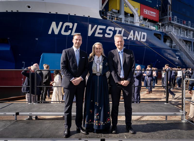Elkem, NCL and MPCC Inaugurate Low-emissions Container Vessel to Strengthen Strategic  European Silicon Value Chains